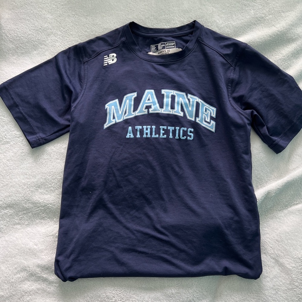 University of Maine athletics tshirt.